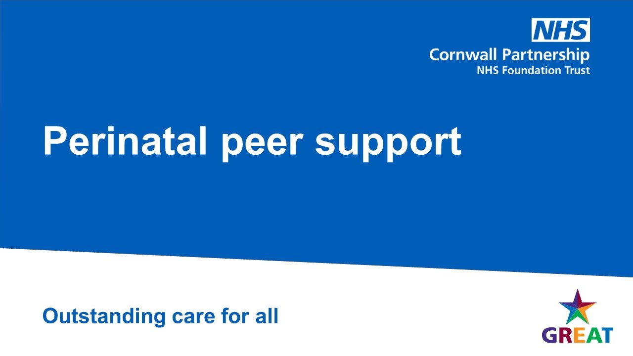 Perinatal Mental Health Team Peer Support Service