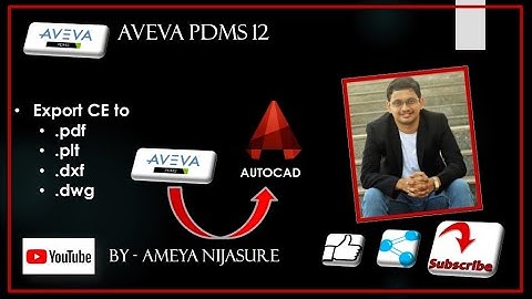 AVEVA PDMS   DRAFT   Export to PDF, PLT, DWG  DXF Format