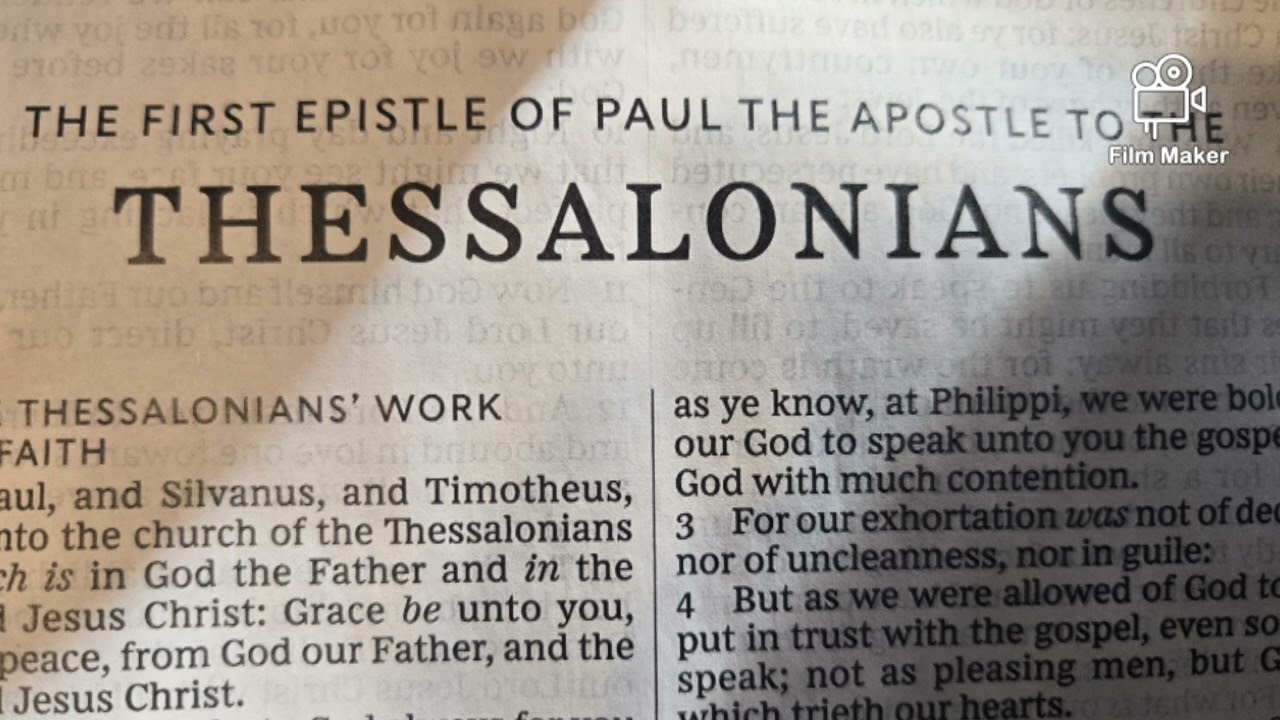 The First Epistle of Paul the Apostle to the Thessalonians 