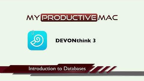 Creating Databases with DEVONthink