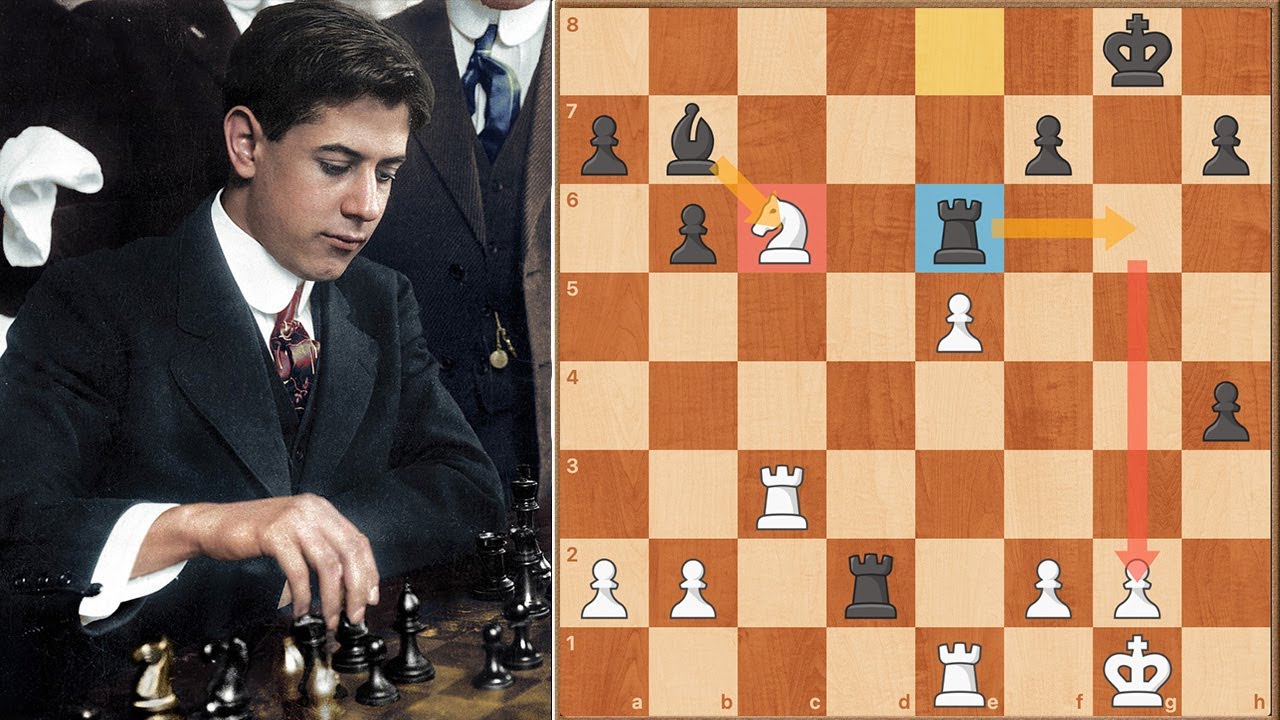 🛑 Frank Marshall queda en RIDÍCULO en Ajedrez vs Capablanca en un final épico
