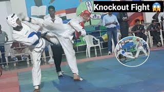 Gujrat State Taekwondo Fight R-3| CBSE Zonal | Aniruddh🔴 vs 🔵 Junior 51kg | Taekwondo Fight |#tkd