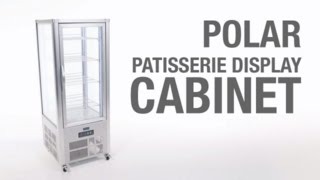 Polar Patisserie Display Fridge 400Ltr (GD881)