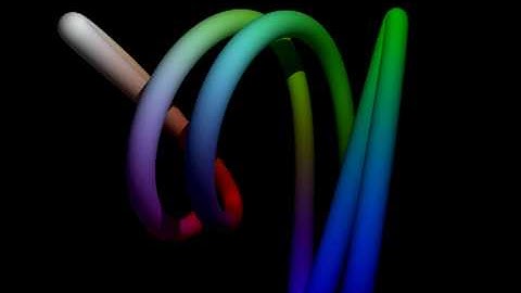 Animated 1-4-5 Lissajous curve