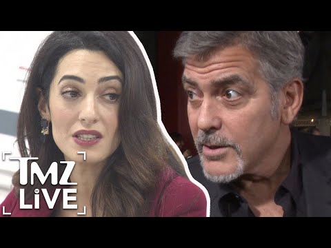 George & Amal Clooney Outraged Over Illegal Photo Of Twins | TMZ Live