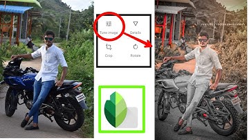 Snapseed New Dark Tone photo Editing || Snapseed New Black And Orange Tone Effect Editing ||