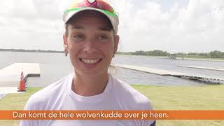 WK 2017 dag 8 (1/10) Aletta Jorritsma na de race in de acht