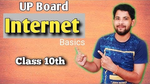 Internet Basics for Class 10th | UP Board Computer | Explained By Vivek Tiwari