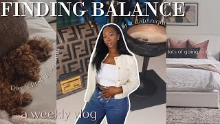 balancing dating, friends, motherhood & a new puppy | weekly vlog