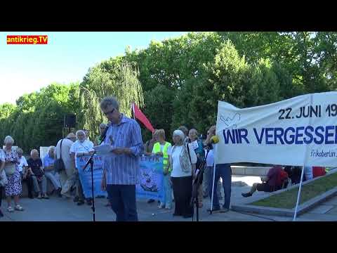 22. Juni 1941 - Wir vergessen nicht! Sowjetisches Ehrenmal Berlin - Heiner Bücker, Coop Antiwar Cafe