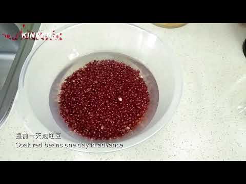 在家做的无糖豆沙馅 Sugar free bean paste 自制無糖あん