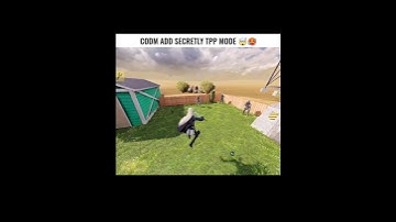 OMG.!?  😳😟 TPP Mode Glitch in CODM 🤯🥵