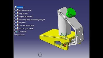 Creation of a simple assembly from scratch using CATIA v5 episode 2