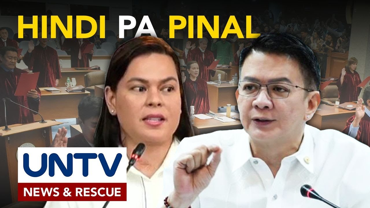 Proposed impeachment proceedings sa August 4, isasapinal pa ayon kay Sen. Escudero