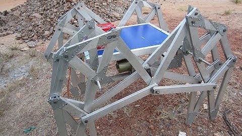 8 LEGGED WALKING ROBOT R&D BY ( VIKITH M & VISHWAS SHETTY, MANGALORE)