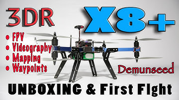 UNBOXING - 3DR X8+ - Demunseed