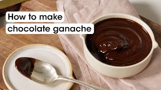 How To Make Chocolate Ganache | Back to Basics | Coles