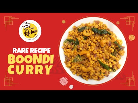 How to make Boondi Curry | Boondi Ki Sabzi Recipe | Andhra Style Boondi Curry Recipe| drchef kitchen