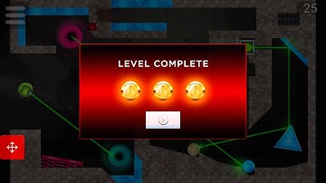 Laserbreak 2 - Level 24,25 and 26 (Collecting all Coins) playthrough / walkthrough / solution