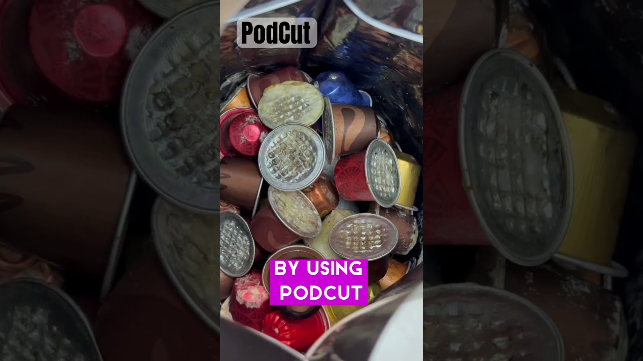 PodCut Best Nespresso Coffee Pods Recycle Tool Reduce Carbon Footprint Easy To Use Podcut