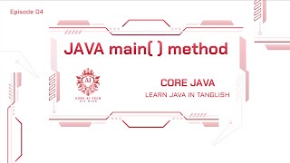 Java main method Tamil (Tanglish)