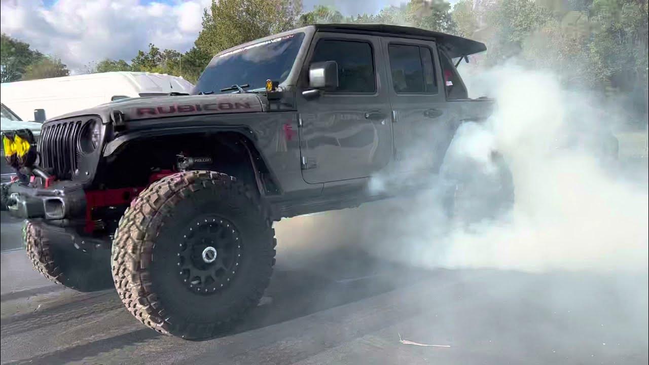 Jeep Wrangler Unlimited Rubicon | JLUR DEMON POWERED | 840 HP BURNOUT -  YouTube