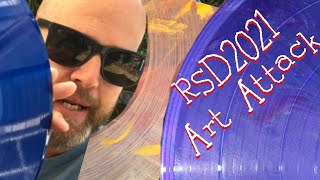 RSD 2021 Lil’ Preview & Review The Purple n Blue and my Orange and Yellow swirl Transparent Find