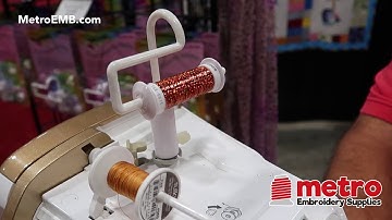 How The Spool Pin Adapter makes your sewing machine more efficient.