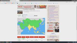 Countries of Asia Speedrun - rawe
