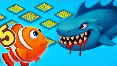 Fishdomdom ads new trailer part 3 New update gameplay Hungry fish video