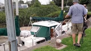 Mersey into Fiddlers Ferry Yacht Haven