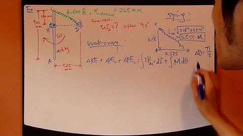 Engineering Dynamics Ch.18 Part3: Rigid Body Kinetics - Work-Energy