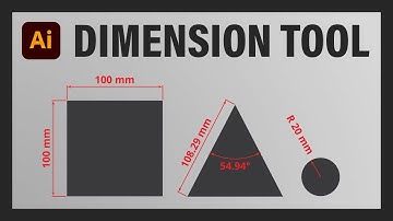 Dimension Tool in Adobe Illustrator