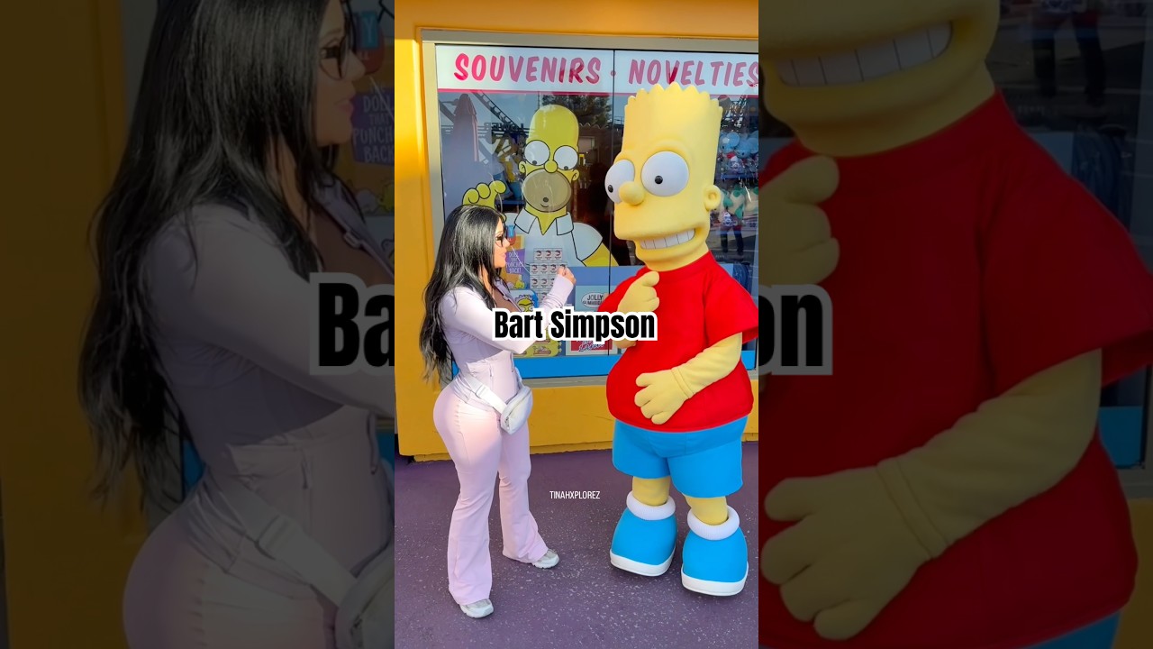 Seen Bart Simpson in Springfield! #viralshort #foryou #universalstudioshollywood