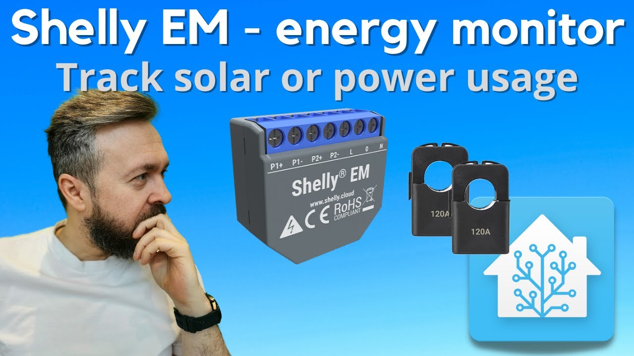 Home Assistant Energy Monitoring with Shelly EM - fuse-box install
