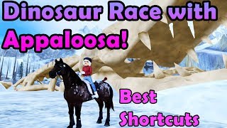 How to compete with Appaloosa in the Hidden Dinosaur Race! - Best Shortcuts!