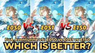 [FuA] Aventurine Waveflair v5 E0S0 vs E0S1 vs E1S0 comparison | Which is Better? Honkai: Star Rail screenshot 4