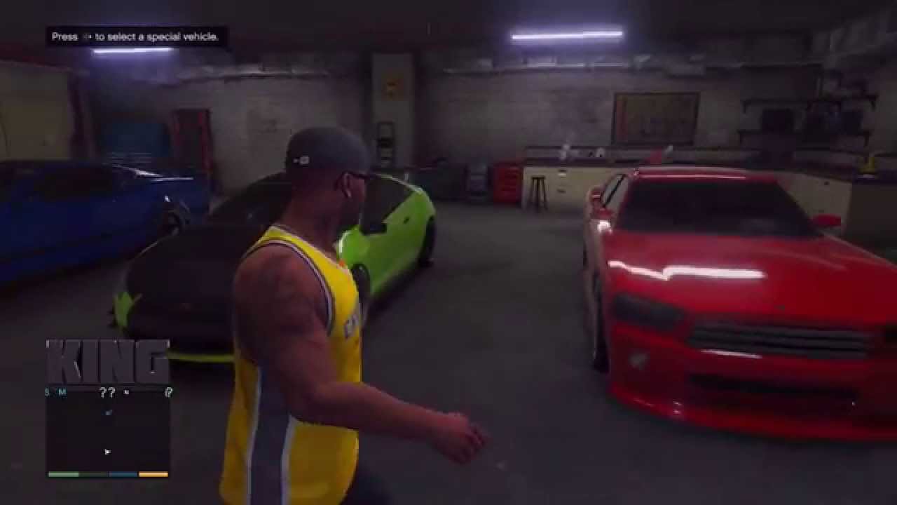 Gta v: franklin's garage! youtube