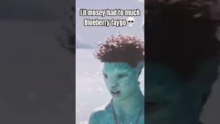 Lil mosey had to much blueberry Faygo