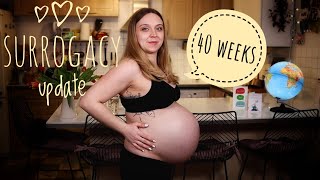 Surrogate bump update | 40 weeks pregnant | What is a sweep and when will I be induced