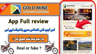 gold miner app real or fake || gold mine app se paise kaise kamaye || goldminepkr app earning screenshot 4