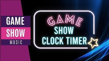 Game Show Clock Timer | Music for content creator