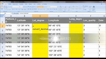 Convert coordinates (degree minute seconds) to decimal degrees