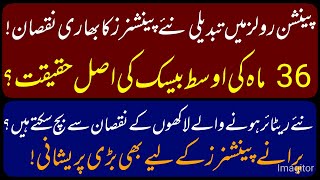 new pension calculation formula 2023 || retirement planning || pension rules changed in Pakistan