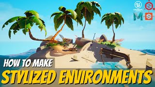 How I create Stylized Environments and Assets - Full Workflow Breakdown