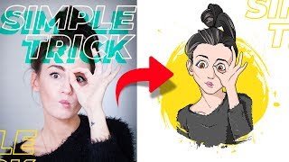 How To simple Drawing A Caricature Using procreate ipad pro