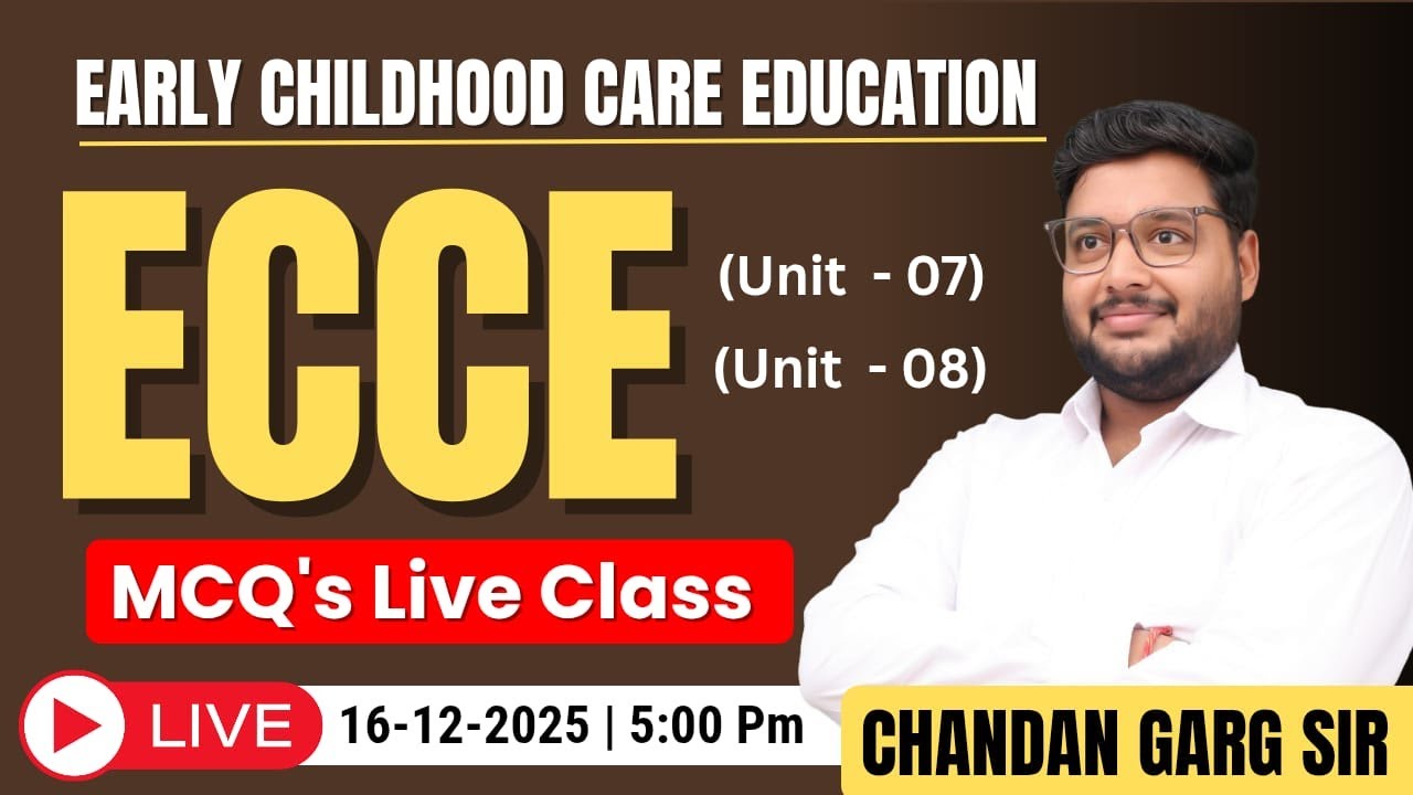 DECE Full Syllabus Free Classes | Unit 07 & 08 | IGNOU | MCQ's Live Class 2025