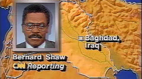 1991 Jan CNN GULF WAR CTL ROOM VIDEO