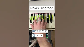 The Nokia Ringtone Played On Piano 