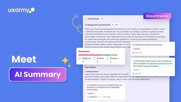 AI Summary for Usability Testing | Fast UX Insights with UXArmy